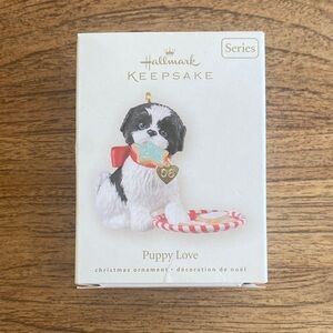 Hallmark Keepsake Puppy Love Ornament #18 - 2008